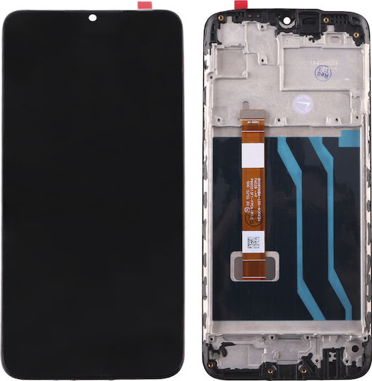Οθόνη με Μηχανισμό Αφής για REALME C3 (Μαύρο)