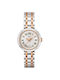 Tissot Bellissima Ceas Dama 26mm Baterie Cu Brățară Metalică Argintiu/Roz Auriu