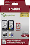 Canon Pg-545 Xl Cl-546 Xl Photo Value Pack with 1 InkJet Ink Cyan (8286B011)