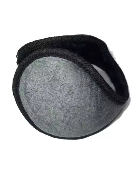 Unisex Earmuff Πλεκτό σε Μαύρο χρώμα