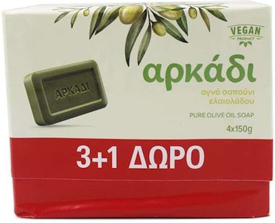 Arkadi Green Soap 4x150gr