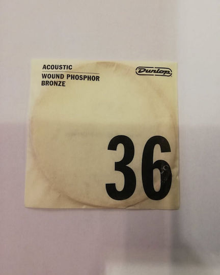 Dunlop Μονή Χορδή Ακουστικής Κιθάρας 36"