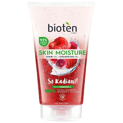 Bioten Skin Moisture Scrub for Face in Gel Cranberry, Berry Kiwi Seeds 150ml