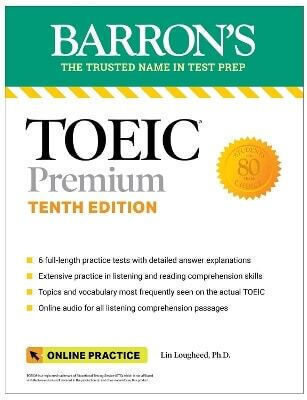 Toeic Premium 6 Practice Tests Online Audio Tenth Edition lin Lougheed