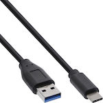 InLine USB 3.1 Cable USB-C male - USB-C 27W Μαύρο 0.3m (35717)