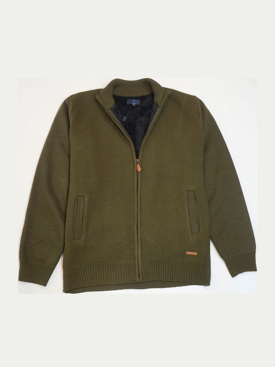 Lexton Ανδρική Ζακέτα Khaki