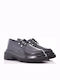 Leather Women's Moccasins in Black Color