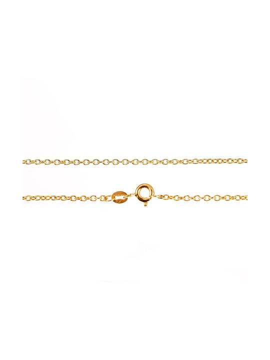 Gatsa Goldene Kette Nacken 14K Länge 45cm