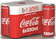 Coca-Cola Cola με Ανθρακικό σε Κουτί 6x330ml