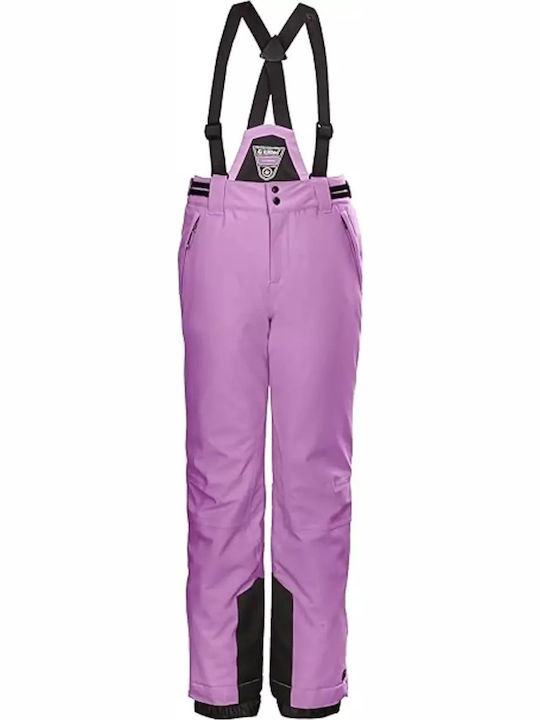 Killtec 37258-484 Kids Dungarees for Ski & Snowboard Purple