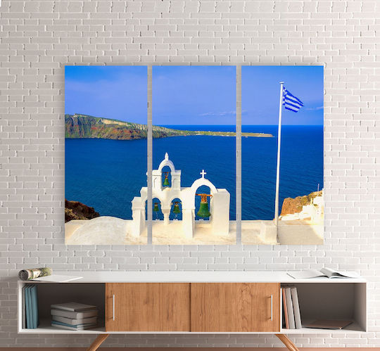 I-gallery Τρίπτυχος Πίνακας σε Καμβά 150x150cm