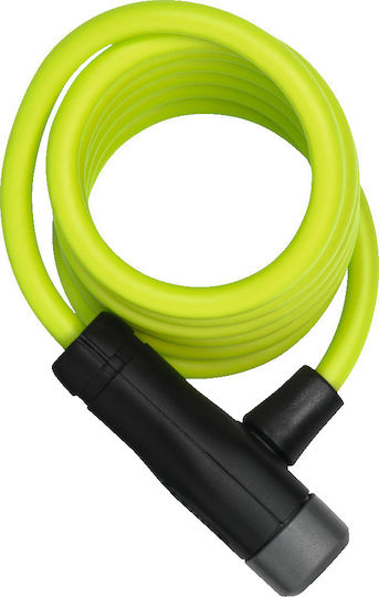 Abus Star Bicycle Cable Lock with Key Green