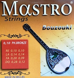 Mastro Phoshor Set of Bouzouki Strings Bronze 10 - 28