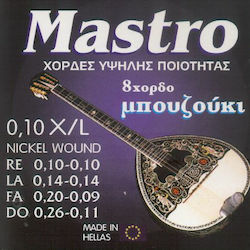 Mastro AD10405040 Bouzouki Strings Set 10 - 26 Mastro AD10405040 Bouzouki Strings Set 10 - 26