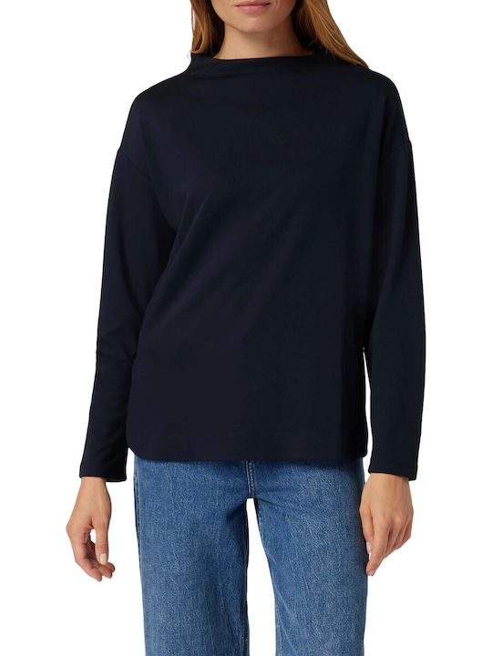 MORE & MORE Women's Blouse Long Sleeve Blue