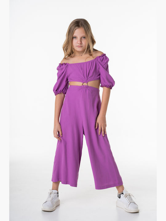 Scarabeo Kids Kids Jumpsuit Purple