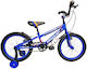 Power-net Mix 18" Bicicletă pentru copii BMX Albastru
