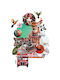 Walls Poster Retro Christmas Deer 15x20cm