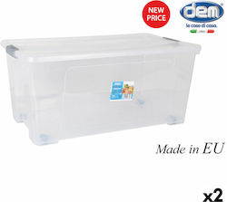 Dem Plastic Storage Box with Lid 68cm 1pcs