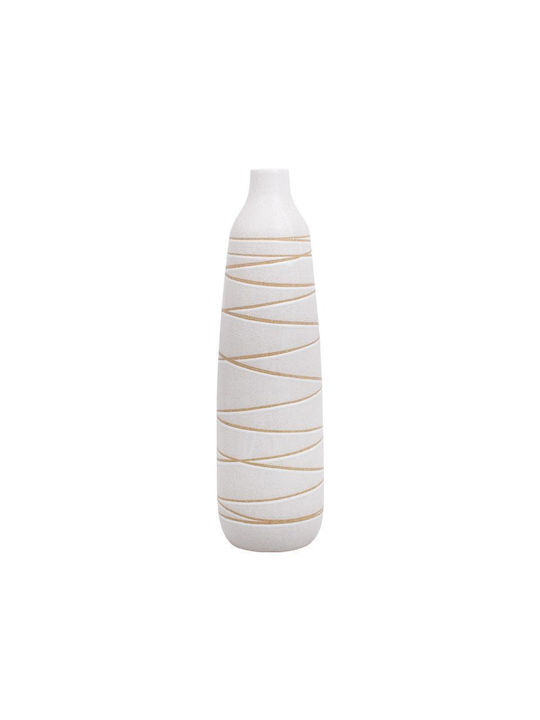 Fylliana Decorative Vase Ceramic White 13x45cm 1pcs