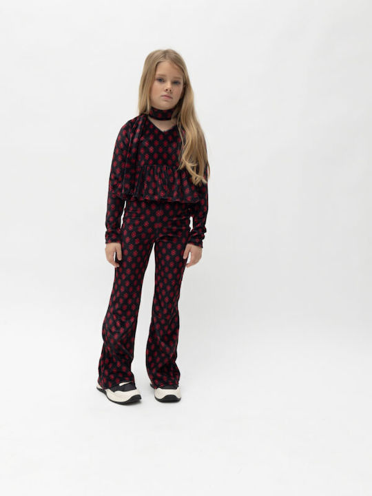 Alice Kids Set with Pants Winter 2pcs Red.