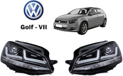 Osram Μπροστινά Φανάρια Led για Volkswagen Golf 12-17 2τμχ