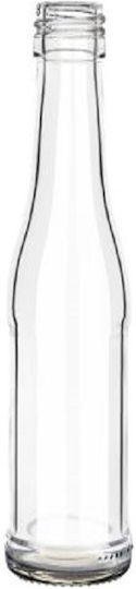 Stabplast Bottle Glass with Screw Cap Transparent 100ml