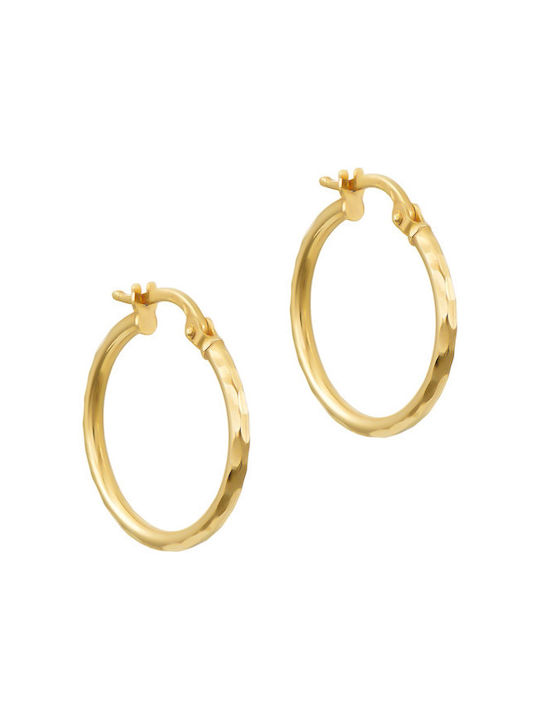 Katsigiannis Earrings Hoops made of Gold 14K