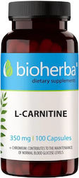 Bioherba L-carnitine с Карнитин 350мг L-карнитин 100 капси Bioherba L-carnitine с Карнитин 350мг L-карнитин 100 капси