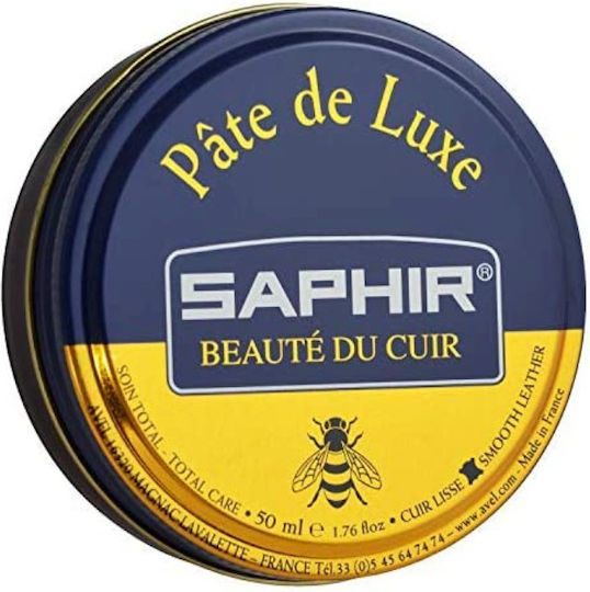 Saphir Pate De Luxe Полиране за Кожени обувки Черно 50мл 15221009