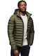 Fuji Sport Χειμωνιάτικο Μπουφάν Puffer Dark Moss Green