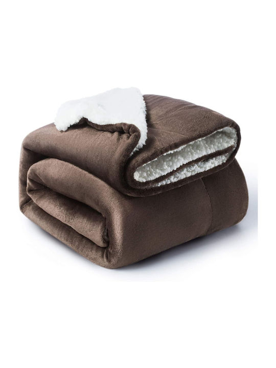 Ariete Bettbezug Großes Doppelbett 220x240cm Coffee 250 GSMGsm
