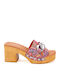 Mules with Chunky High Heel