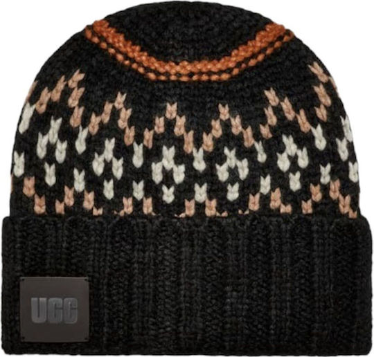 Beanie Γυναικείος Σκούφος Πλεκτός σε Μαύρο χρώμα