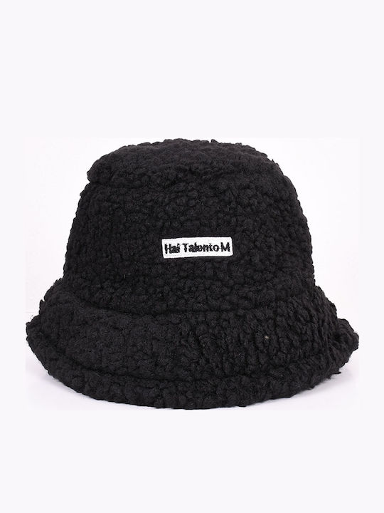 Moda4u Textil Pălărie pentru Bărbați Stil Bucket Negru