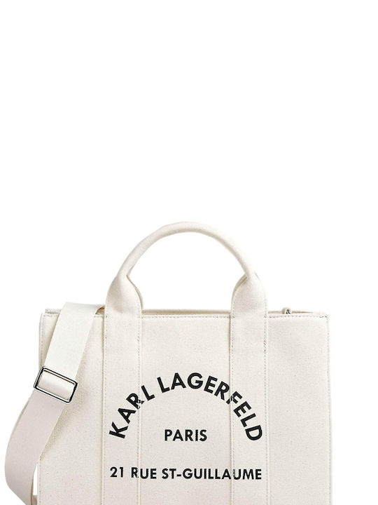 Karl Lagerfeld Rsg Дамска Чанта Tote За Ръка Бежов