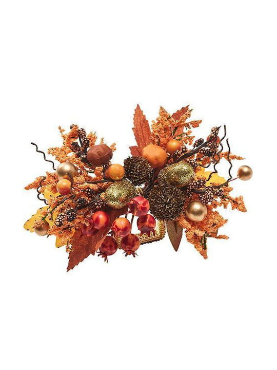 Christmas Decorative Wreath 17cm Towels Fall Frolic Brown