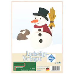 Pebaro Weihnachtsaufkleber mit Schneemann-Muster