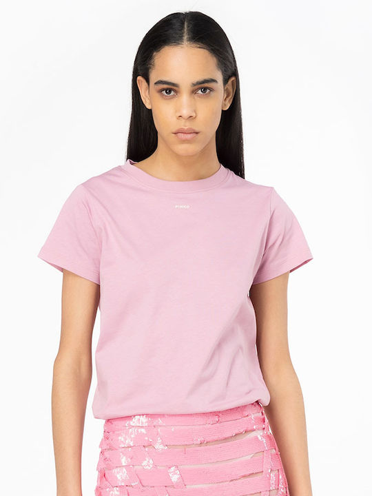 Pinko Basico Women's T-shirt Pink 100373A1N8N98