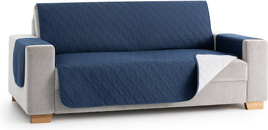 Mc Decor Sumba Waterproof Elastic Cover for Two Seater Sofa Blue Light Grey 130x180cm 1pcs MCL.AK.SUMBA D MPLE