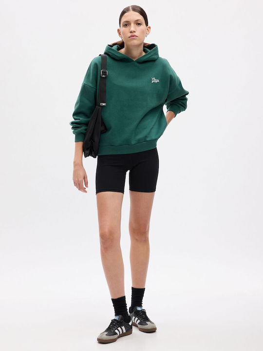 GAP Women's Long Velvet Sweatshirt Green