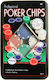 Poker Set Set 100 Poker Chips 11.5gr in Metallic Box