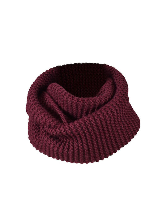 Stamion Women's Knitted Neck Warmer Burgundy