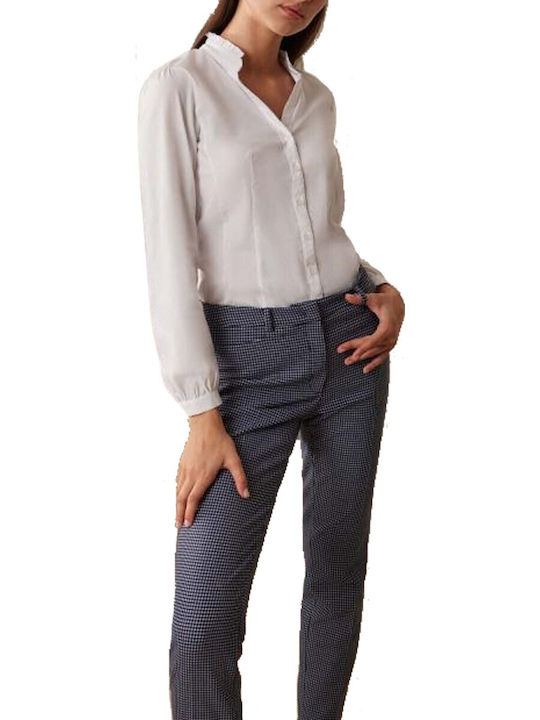 MORE & MORE Women's Long Sleeve Shirt White