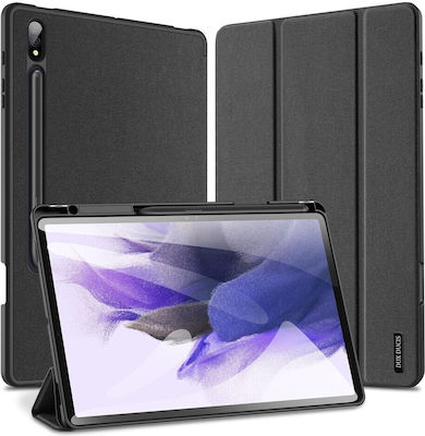 Dux Ducis Domo Flip Cover Synthetic Leather / Silicone Black Samsung Galaxy Tab S9 Plus 11SAM0669