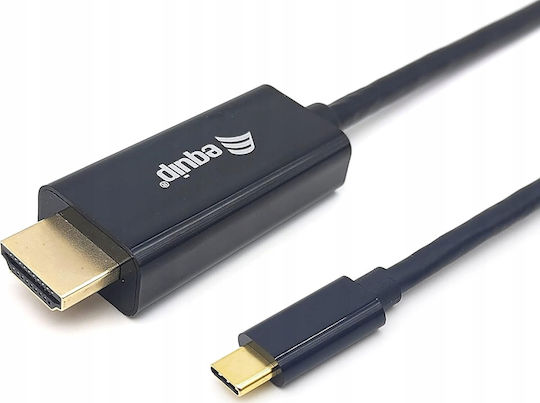 Equip HDMI 1.4 High Speed 1080p 120Hz Cable HDMI Male - USB-C Male 3m Black
