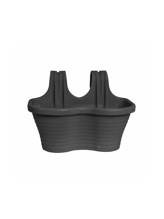 Serinova Planter Box Pandantiv 33x25.5cm Cărbune de lemn 8680648609710