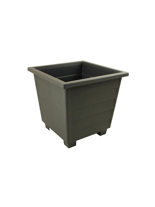 Sic Plast Flower Pot 19x19cm Charcoal 7537120922