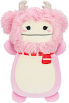 Jazwares Plush Squishmallows HugMees Brina the Pink Bigfoot Christmas for 3+ Years 35 cm