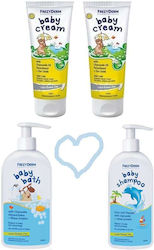 Frezyderm Baby Shampoo 175ml & Baby Bath 300ml+ 2x Baby Cream 175ml